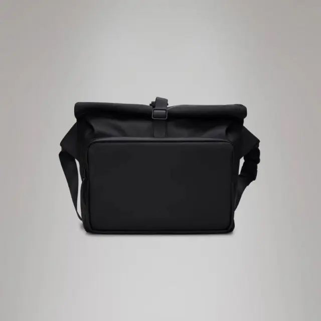 Αδιάβροχο Τσαντάκι Μέσης Rains Rolltop Commuter Bag W3 14570-01 Μαύρο - ONESIZE