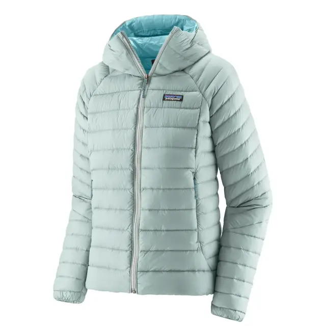 Patagonia Down Sweater Hoody Γυναικείο Πουπουλένιο Μπουφάν Virtually Blue - Small