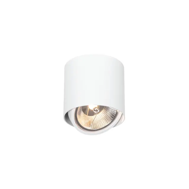 Hana Φωτιστικό οροφής GU10/R111 ø13.2x12cm κινητό λευκό Άσπρο