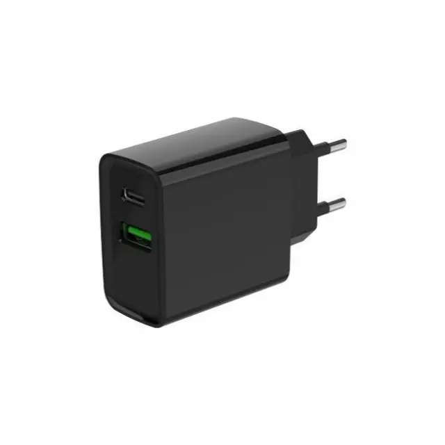 Gembird Φορτιστής PD USB QC3.0 Type-C 20W Black (TA-UC-PDQC20-01-BK)