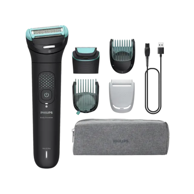 Philips BG7470/15 Body Groomer 7000 Ξυριστική Μηχανή Σώματος με Κεφαλή 2D & Optilight
