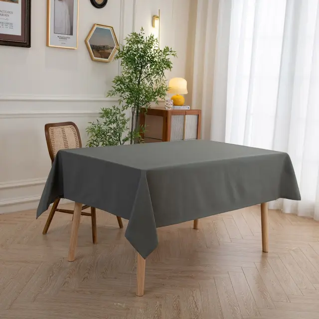 Τραπεζομάντηλο 150x180 Beauty Home Supreme Art 8492 Ανθρακί 100% Πολυέστερ 2