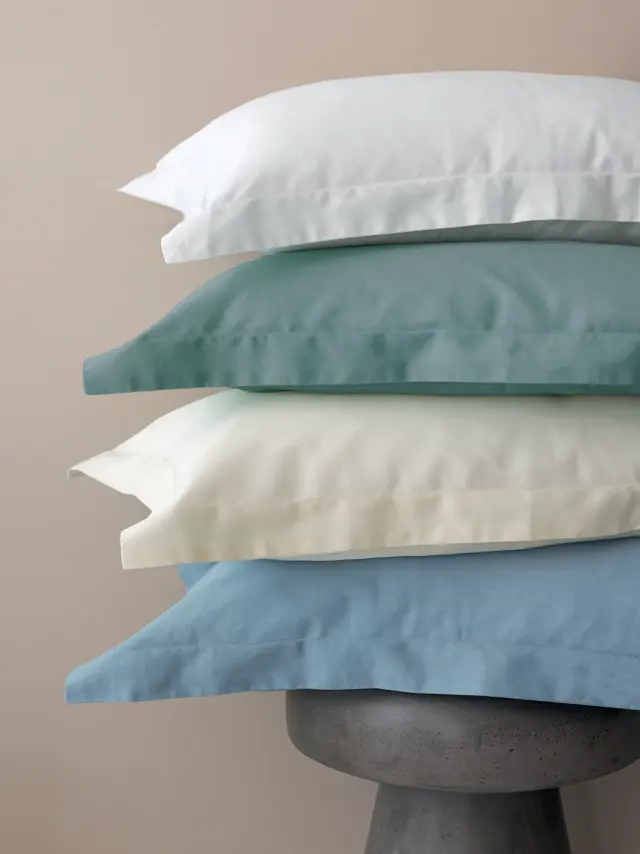 Μαξιλαροθήκες Ζεύγος 52x72 Posh Sateen Green βαμβακοσατέν Palamaiki