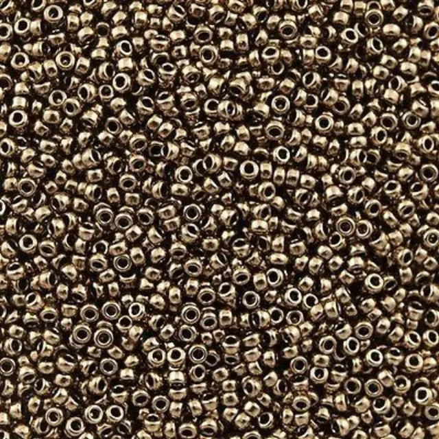 Χάντρα Miyuki Round Rocailles 15/0 - 457 - Metallic Dark Bronze ~10gr