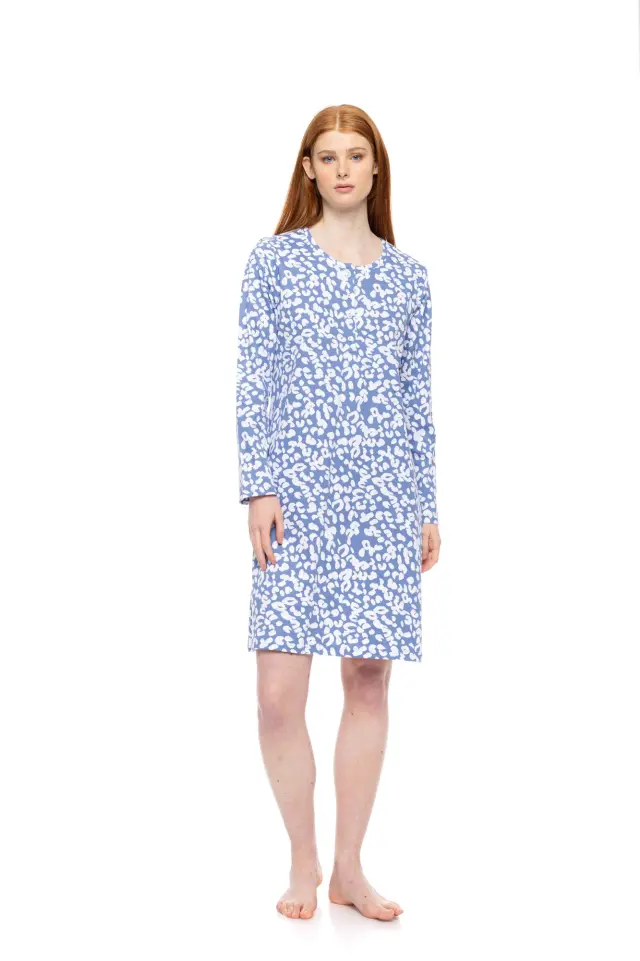 W1731 - Type - NIGHTGOWN DREAM BLUE LEO - S