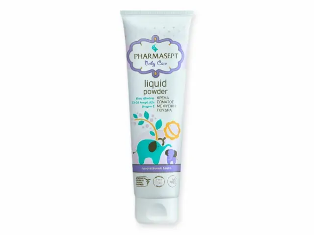 Pharmasept Baby Care Liquid Powder Παιδική Κρέμα Σώματος Με Φυσική Πούδρα 150ml