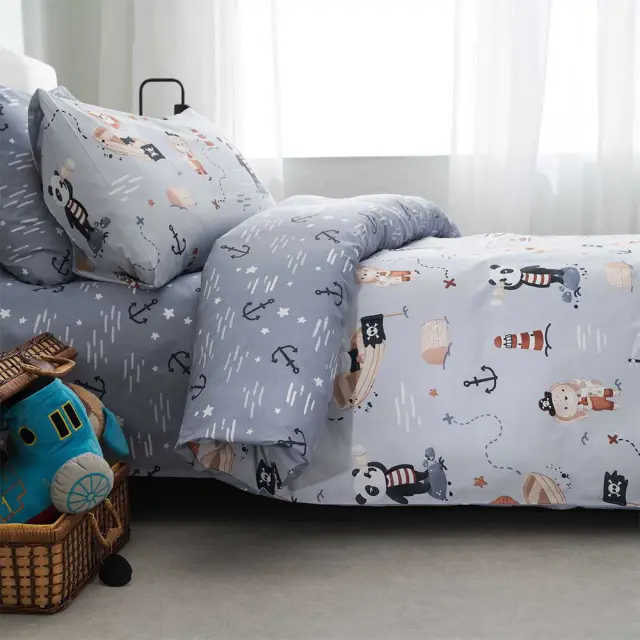 Σεντόνια λάστιχο Pirate σετ/3 μονό 170x260cm Vesta Home 000012534