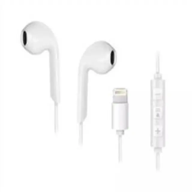 Ακουστικά Forcell earphones stereo for Apple iPhone Lightning 8-pin white 2