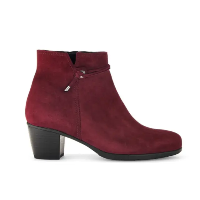 Gabor Μποτάκια Γυναικείο δέρμα Nubuck Μπορντώ GAB/55522 15-BORDEAUX - 40