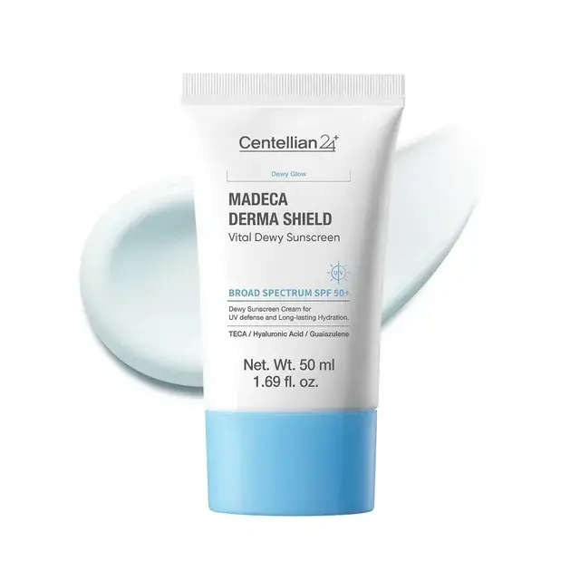 Centelian 24 Madeca Derma Shield Safe Moisture Sun Cream Αντηλιακό για το πρόσωπο με Madecassic Acid Spf50+ 50ml 3