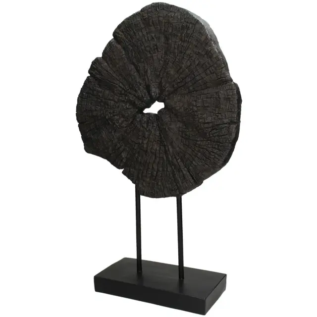 Διακοσμητικό Κορμός Δέντρου Μαύρο Polyresin 35.2X12.8X56.2cm 3
