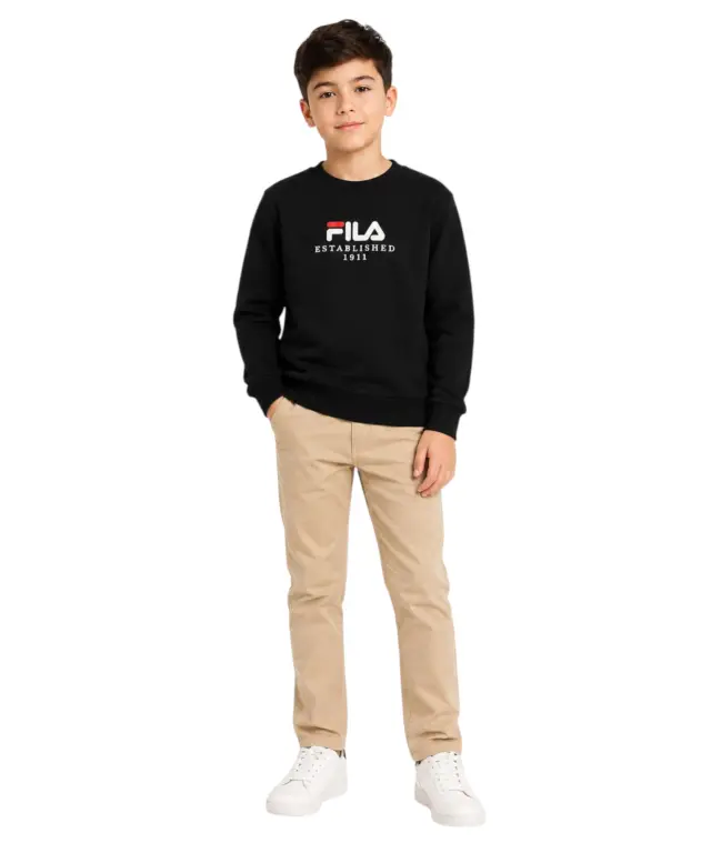 Fila - Παιδική Μπλούζα Φούτερ Benna FAK0430-80010 Μαύρο 2
