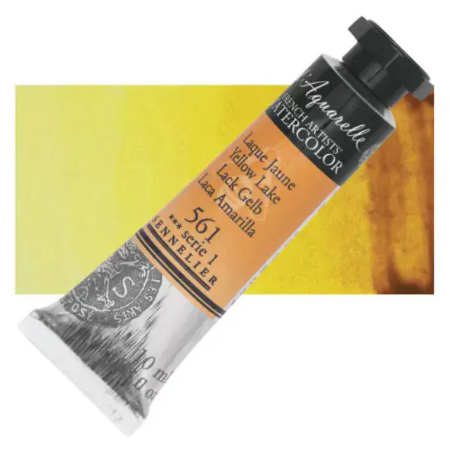 Χρώμα Ακουαρέλας Sennelier l Aquarelle Σωληνάριο 10ml - 561 Yellow Lake