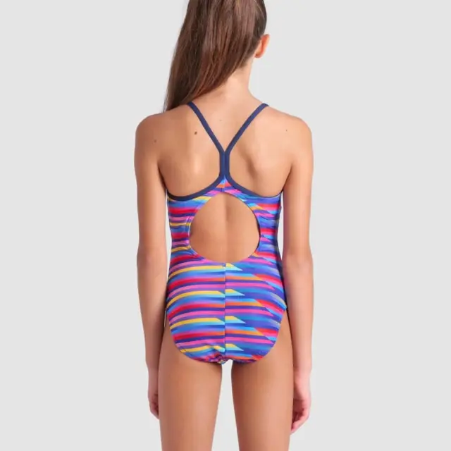Arena Girl's Racing Stripe Swimsuit Πολύχρωμο 009006-570 (Arena) 3