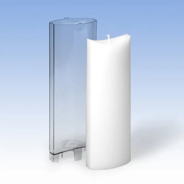 Καλούπι Κεριού - Οβάλ Σέλα 75x40x210mm (52680)