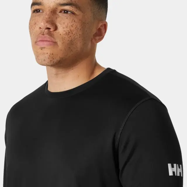 Helly Hansen Tech Crew Long Sleeve 2.0 Ανδρικό Ebony - M 3