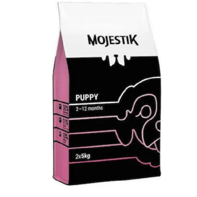 Mojestik Low Grain Puppy 2 12 μηνών με Κοτόπουλο και Ψάρι 10Kg Μονόχρωμο