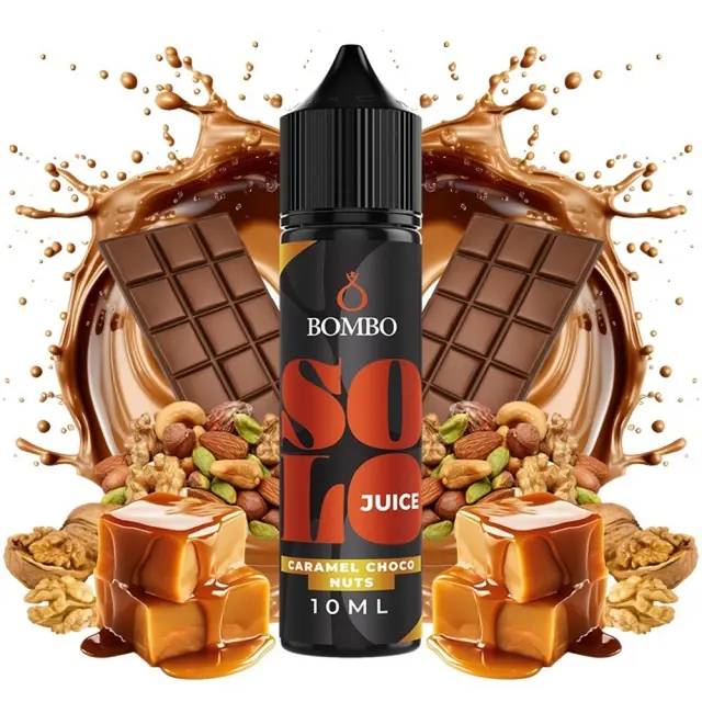 Solo Juice Caramel Choco Nuts 10ml (60ml) - Bombo Flavorshots