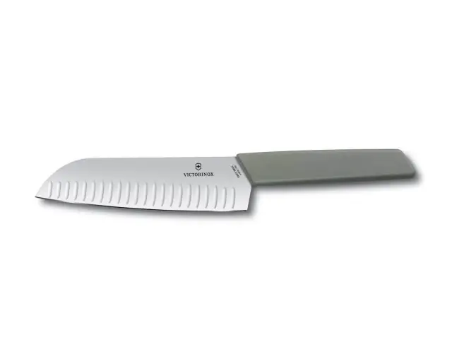 Μαχαίρι Santoku Victorinox Swiss Modern με μήκος λεπίδας 17cm - Olive6.9056.17K6B 2