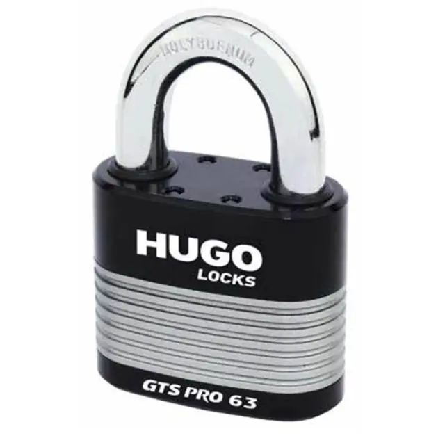 ΛΟΥΚΕΤΟ ΑΤΣΑΛΙΝΟ ΜΕ ΚΥΛΙΝΔΡΟ ΑΣΦΑΛΕΙΑΣ 63mm HUGO LOCKS GTS PRO 63 60241