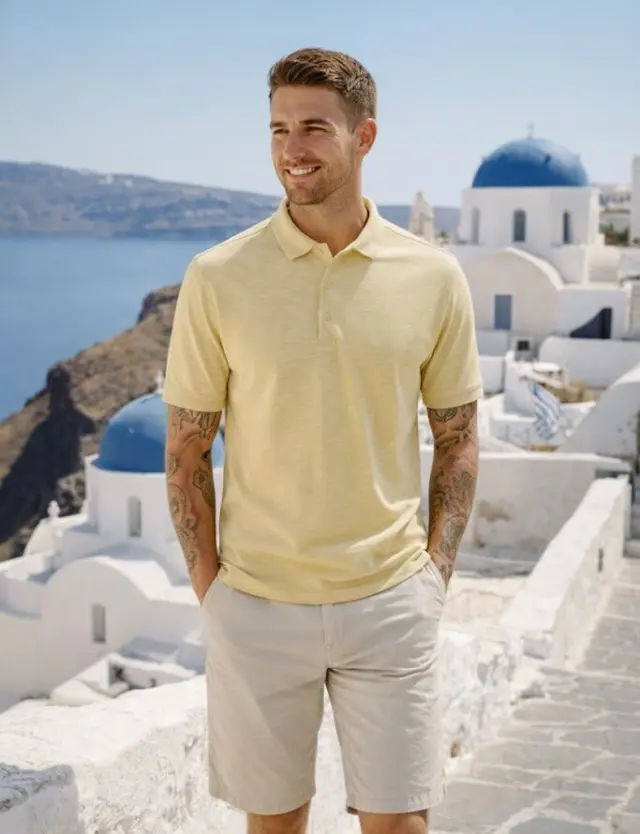 Μπλούζα Polo Noshame® Κίτρινη - 112601 - XL