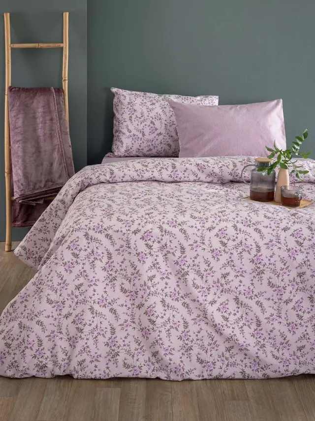 Σετ Παπλωματοθήκη Υπέρδιπλη Flannel Beauty 240x250 FB0235 2