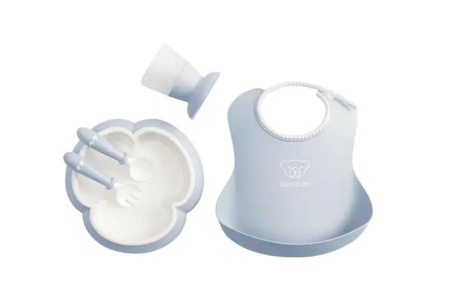 BABYBJÖRN Baby Dinner Set Powder blue 7317680700674