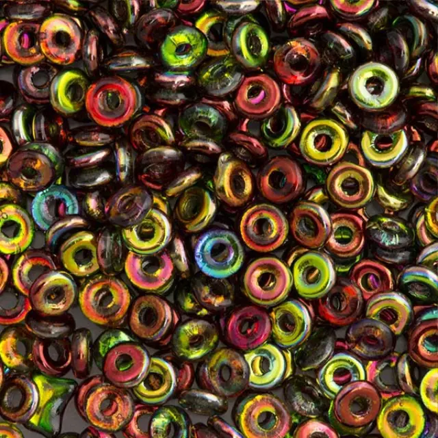 Χάντρα Czech O Beads 3.8mm - Magic Apple ~7gr