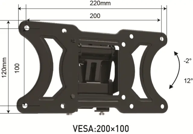 ΒΑΣΗ TV OSM-7825 ΓΙΑ 10''-32'', 20Kg,200x100 OSIO