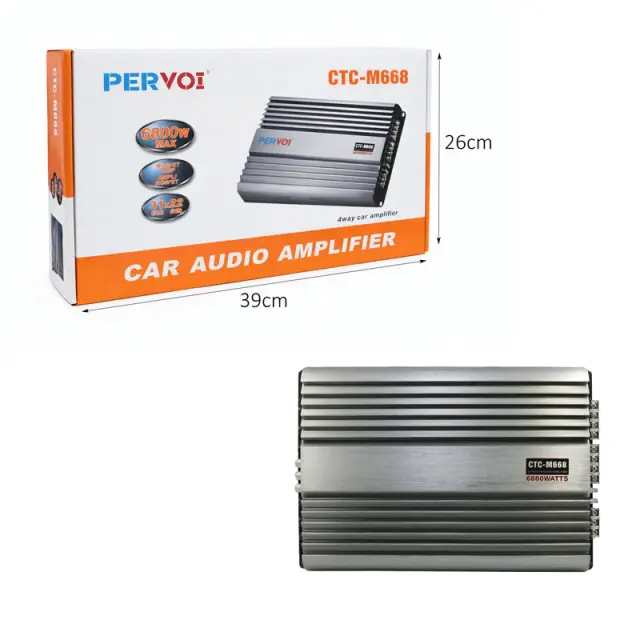 PERVOI Ενισχυτής Αυτοκινήτου 4 Καναλιών 6800W CTC-M668 - Car Audio Amplifier 014500 3
