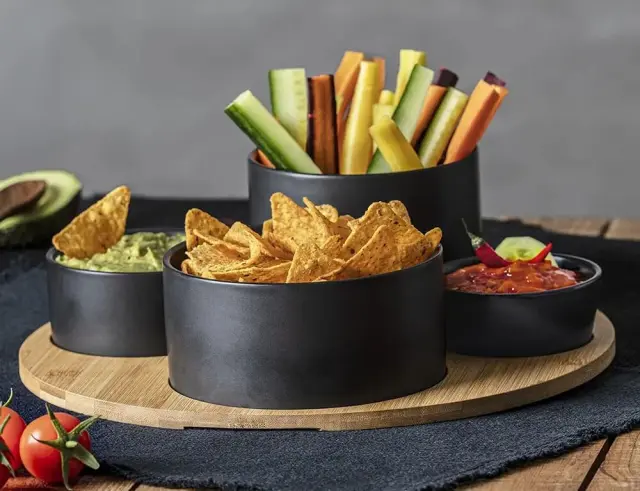 Σετ Σερβιρίσματος Secret de Gourmet με 4 μπωλ και δίσκο - 5 τεμάχια 176917 2