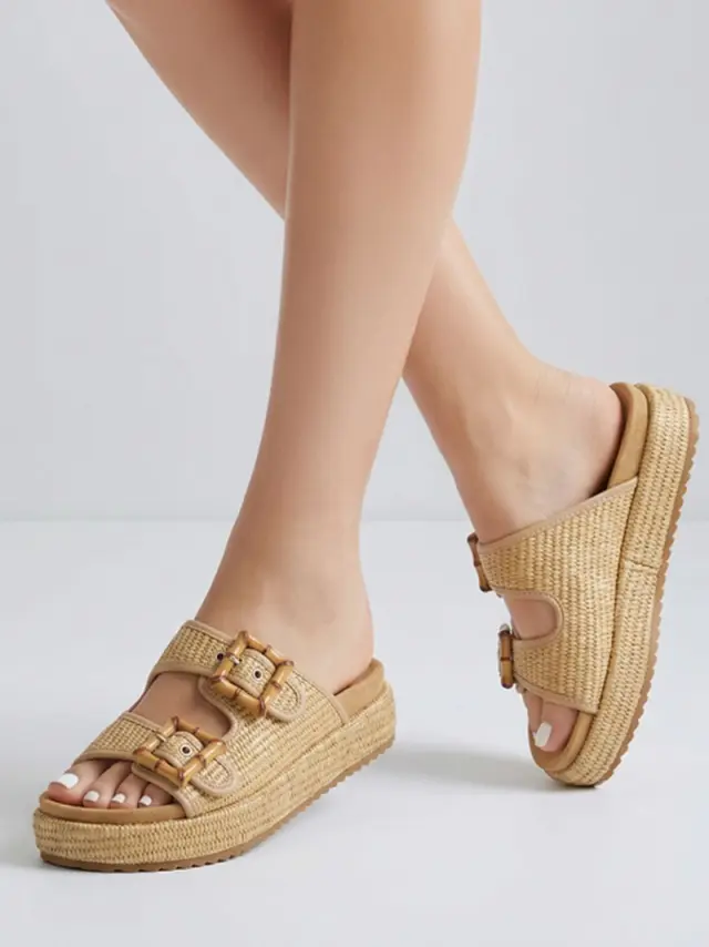 DNG Πέδιλα Γυναικείο Άλλα Υλικά Μπεζ DNG/28050 BEIGE 2