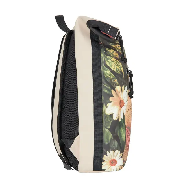 New Rebels Mart Art Roll-Top Backpack (L): Capybara Beaver 3