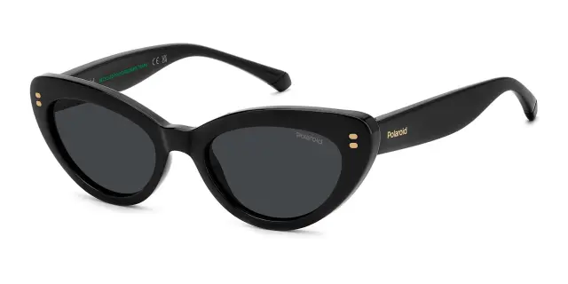 Polaroid Παιδικά Γυαλιά Ηλίου Polarized Μαύρα PLD 8068/S 807/M9