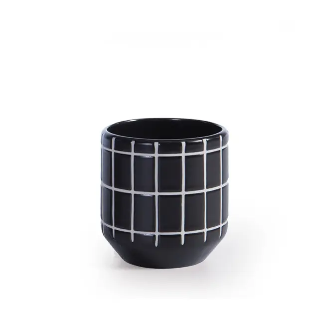 Nef-Nef Homeware Ποτήρι Μπάνιου Ceramic Model Black