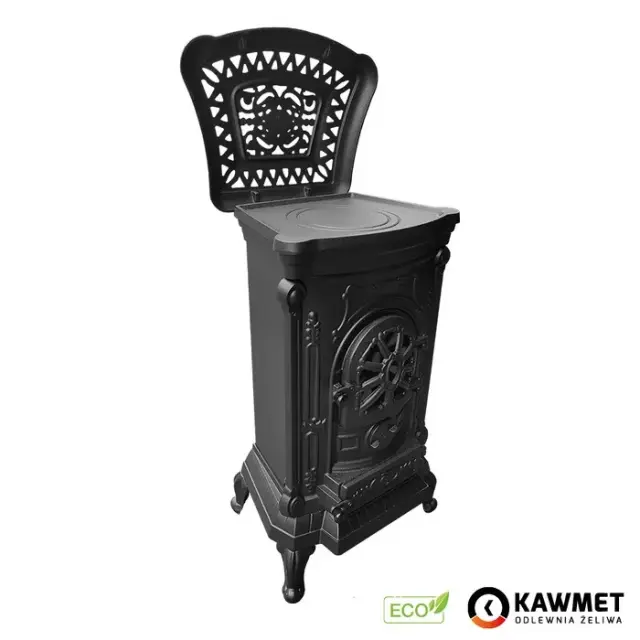Ενεργειακή Σόμπα Ξύλου 8kW από Μαντέμι P9 ECO - KAWMET 3