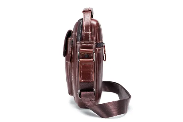 Δερμάτινο τσαντάκι ώμου Bull Captain DJB 037 Καφέ - One Size 2
