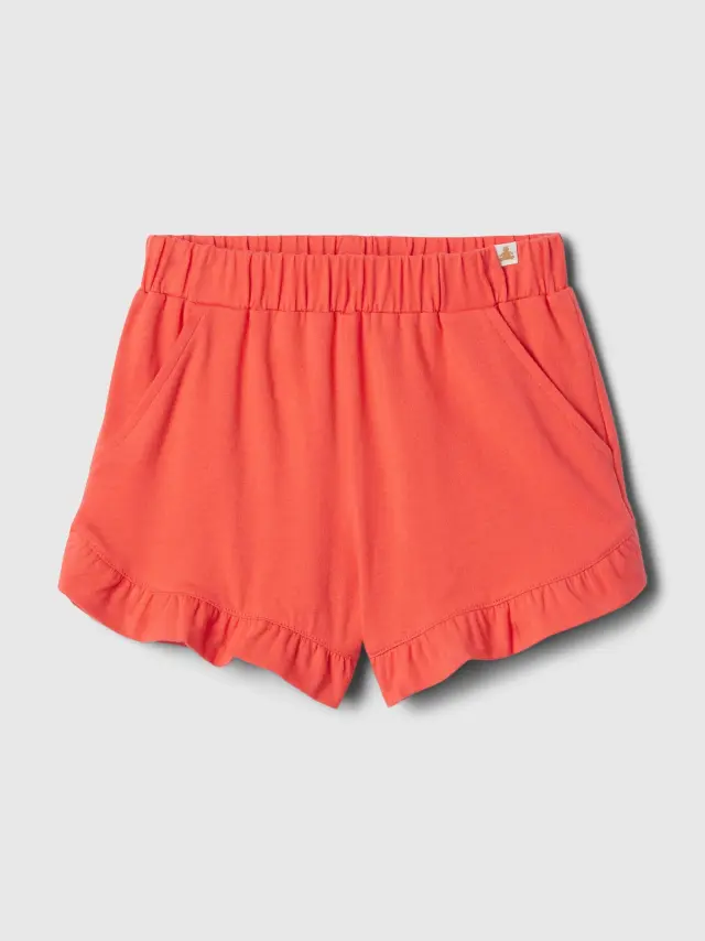 Κόκκινο babyGap Mix & Match Ruffle Σορτς fire coral red