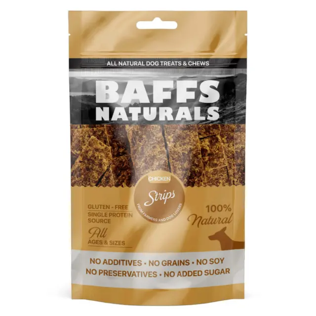 Baffs Naturals Chicken Strips 100gr