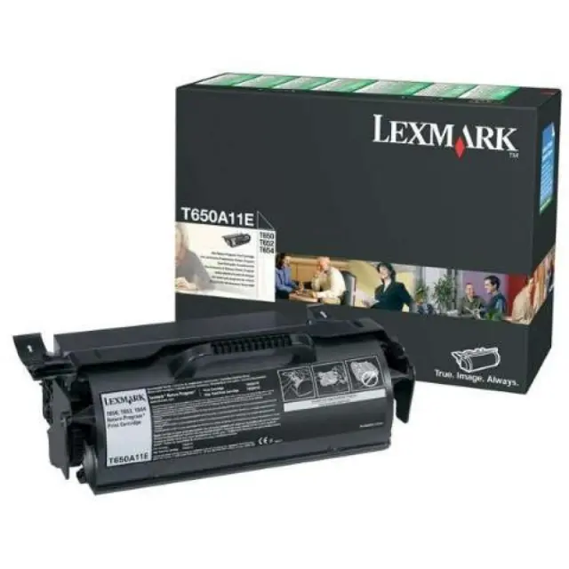 Lexmark T650A11 T650A11E Γνήσιο Toner Laser Εκτυπωτή Μαύρο Return Program 7000 Σελίδων T650A11 T650A11E
