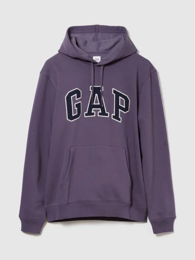 Μωβ Relaxed Gap Logo Φούτερ DARK VIOLET