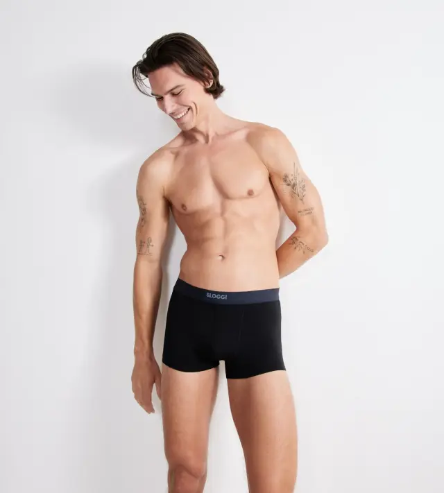Sloggi Men Μπόξερ Ever Ease Hipster Μαύρο 2-Pack