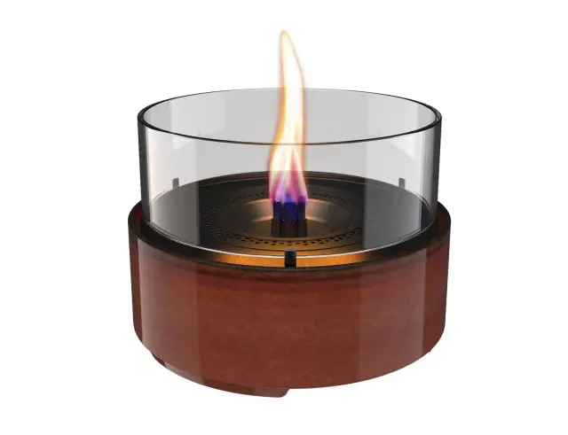 Επιτραπέζια Εστία Φωτιάς Café 18 Reactive Glaze Tenderflame με διάρκεια καύσης 3 - 4 ώρες, χωρητικότητα δεξαμενής 250ml και διαστάσεις 18.2x13.5cm - Amber TF-600283