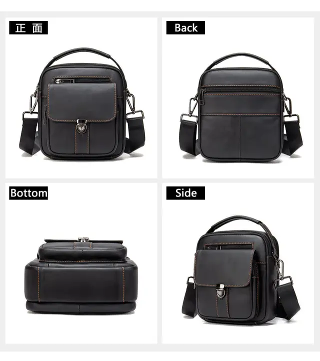 Δερμάτινο τσαντάκι ώμου Cardinal 7438 black - One Size 2