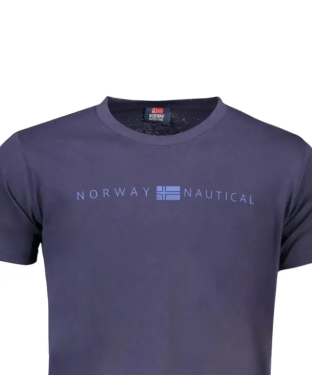 Norway Nautical School - Ανδρικό T-shirt Κοντομάνικο 846011-BLU Μπλε Σκούρο 3