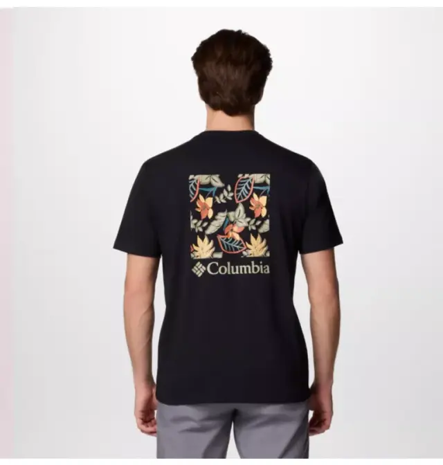 Κοντομάνικο Columbia Ανδρικό North Cascades™ SS Tee Black/Pasteled Frame - 1834041-002 - L 2