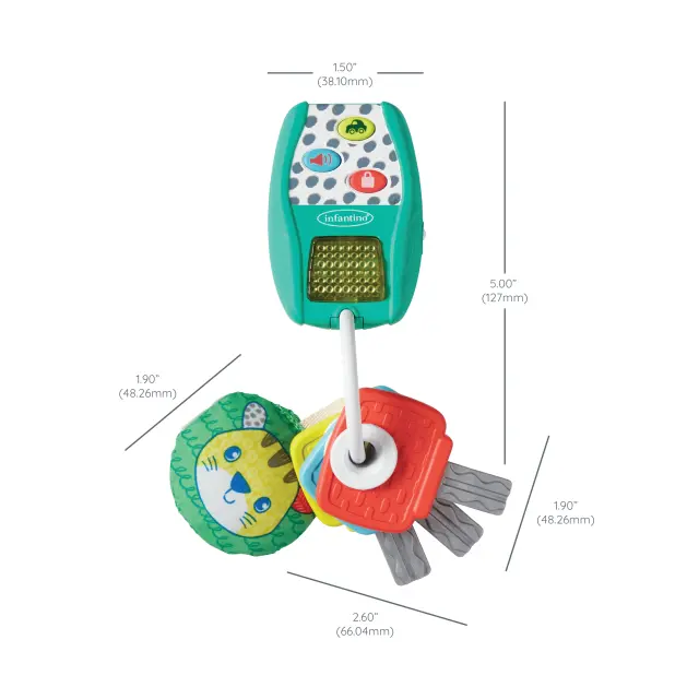 INFANTINO LIGHTS & MUSIC BUSY KEY SET 3