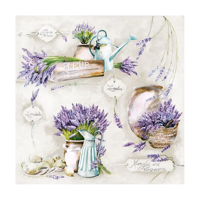 Χαρτοπετσέτα για decoupage, 1τεμ, Fleur De Provence