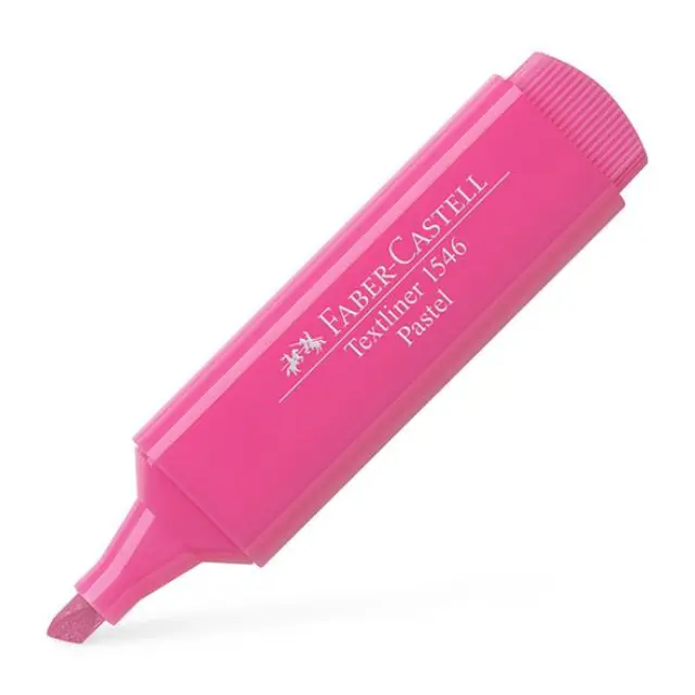 Μαρκαδόρος Υπογράμμισης Faber Castell 1546 Παστέλ Ροζ 154654