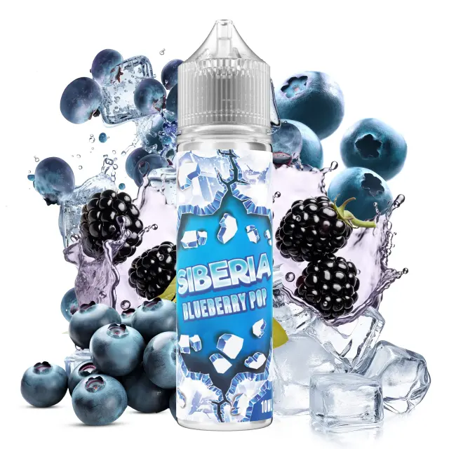 Blueberry Pop 10ml (60ml) - Siberia Flavorshots